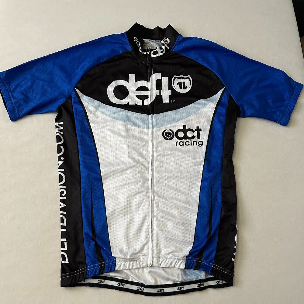 Deft DCT Racing Men's Cycling Jersey Short Sleeve Full Zip Medium